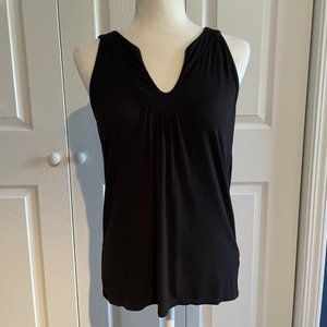 Women's Catherine Stewart Black Sleeveless Top Tank Size Small Vintage EUC